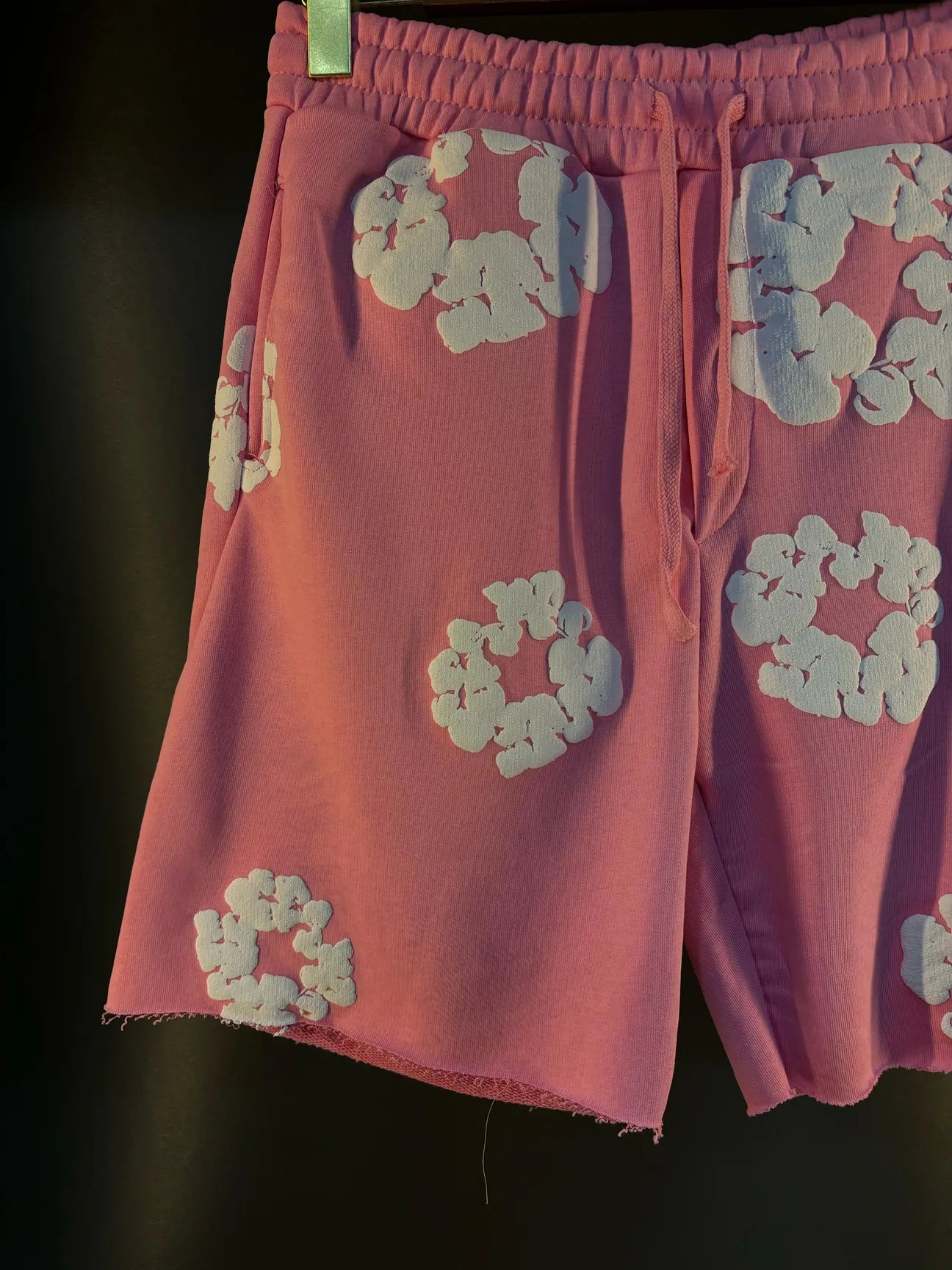 Denim short pink