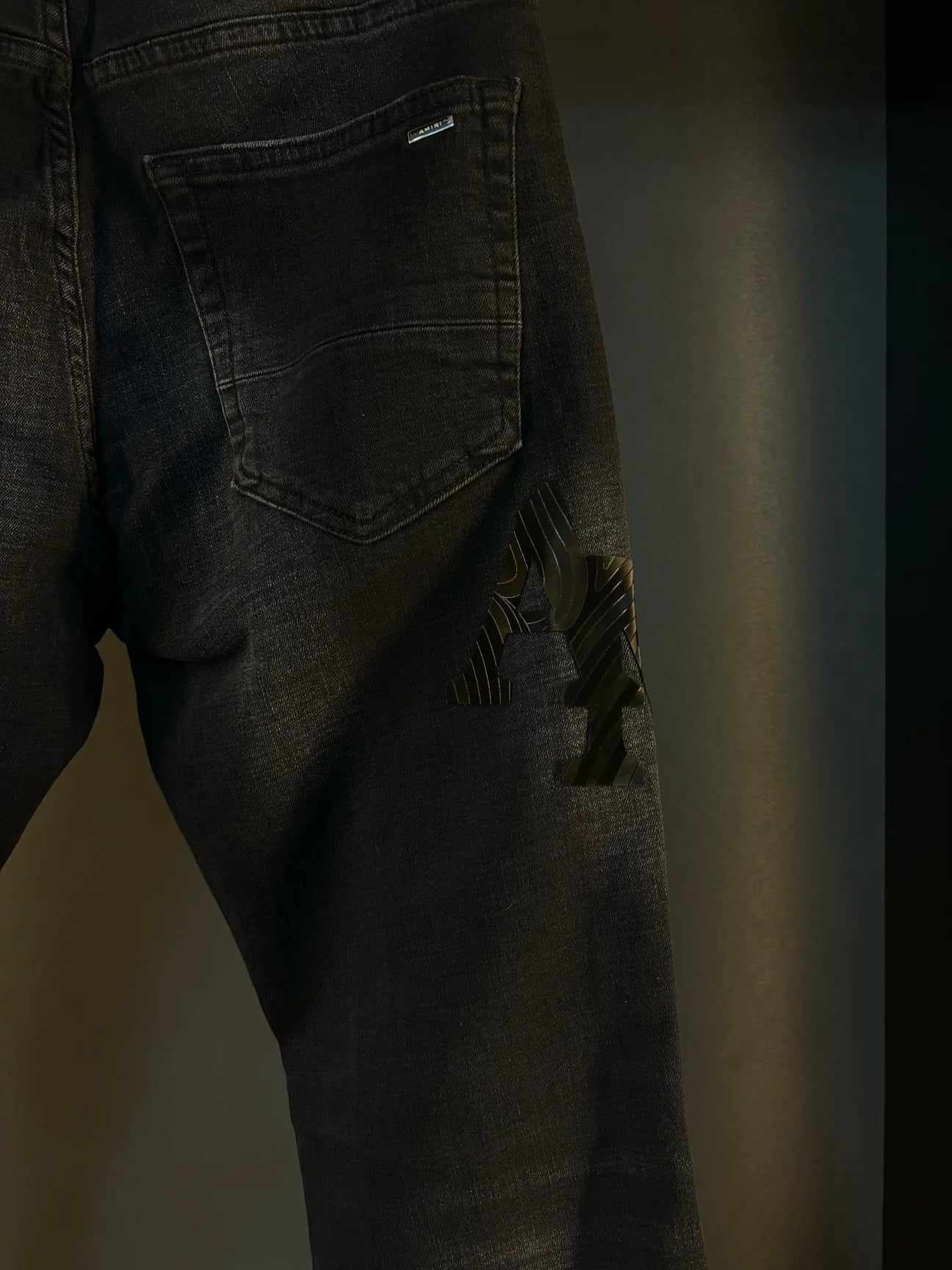 Amiri black pants