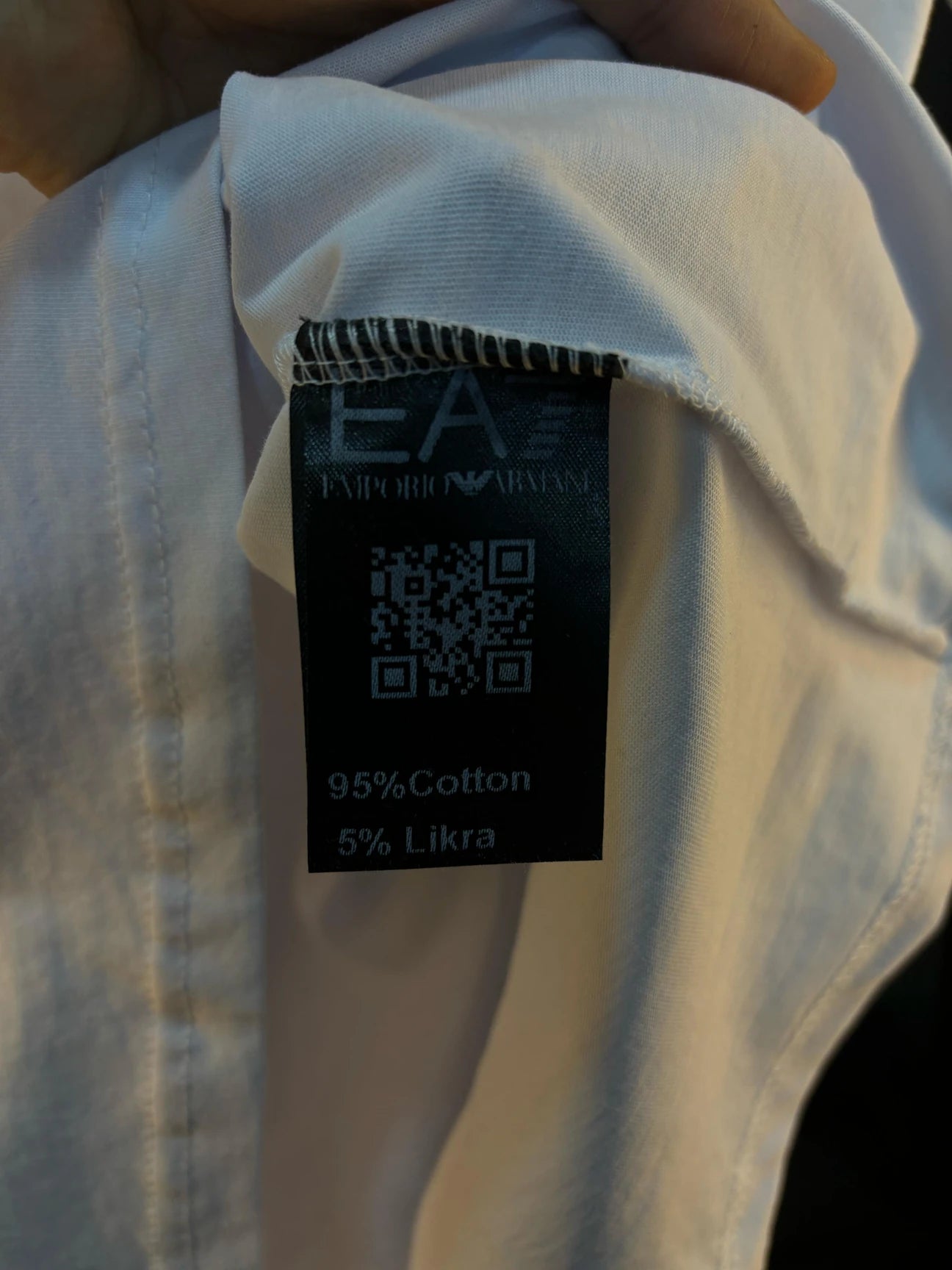 EA7 t shirt white