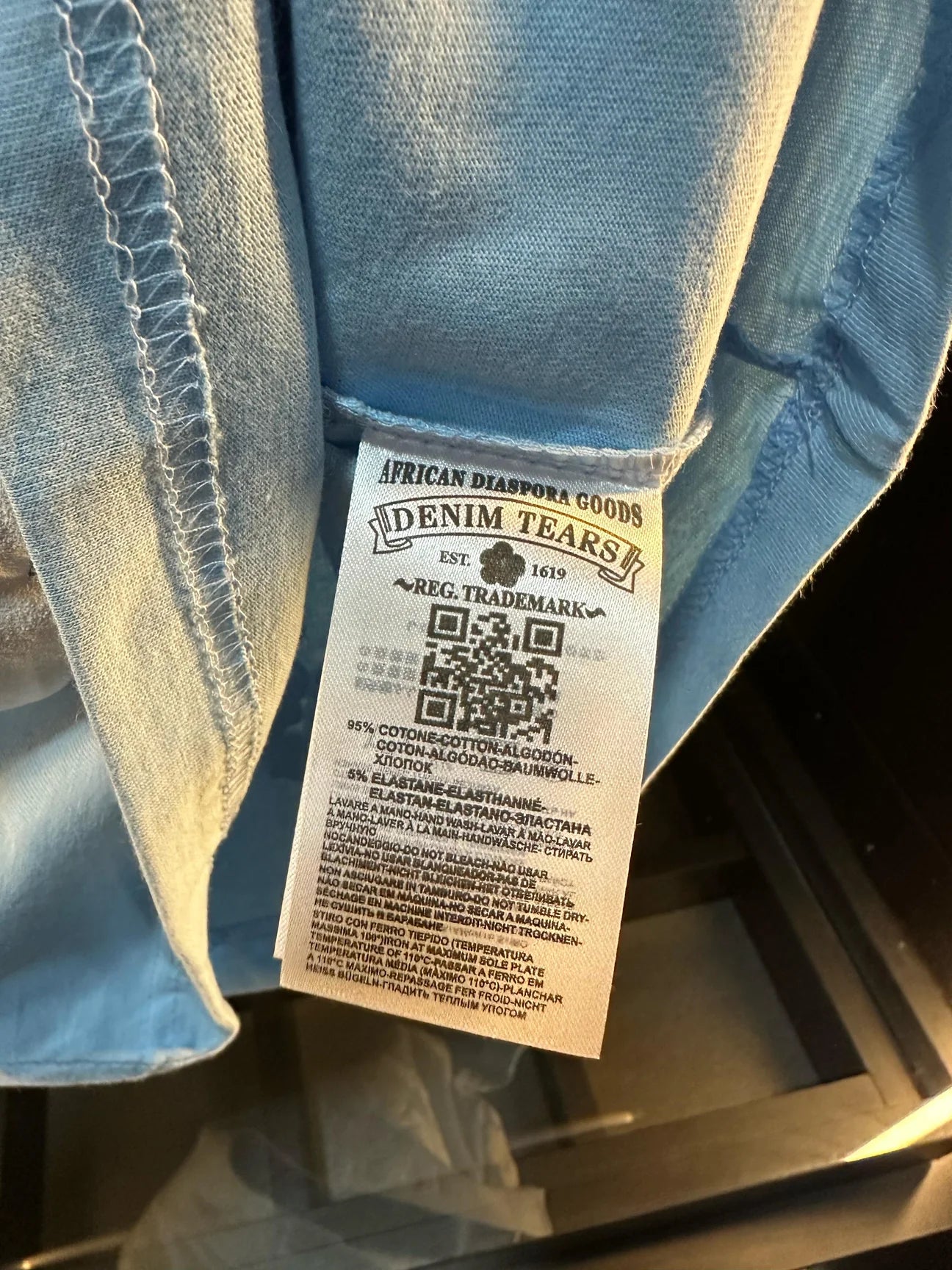 Denim tears blue tee
