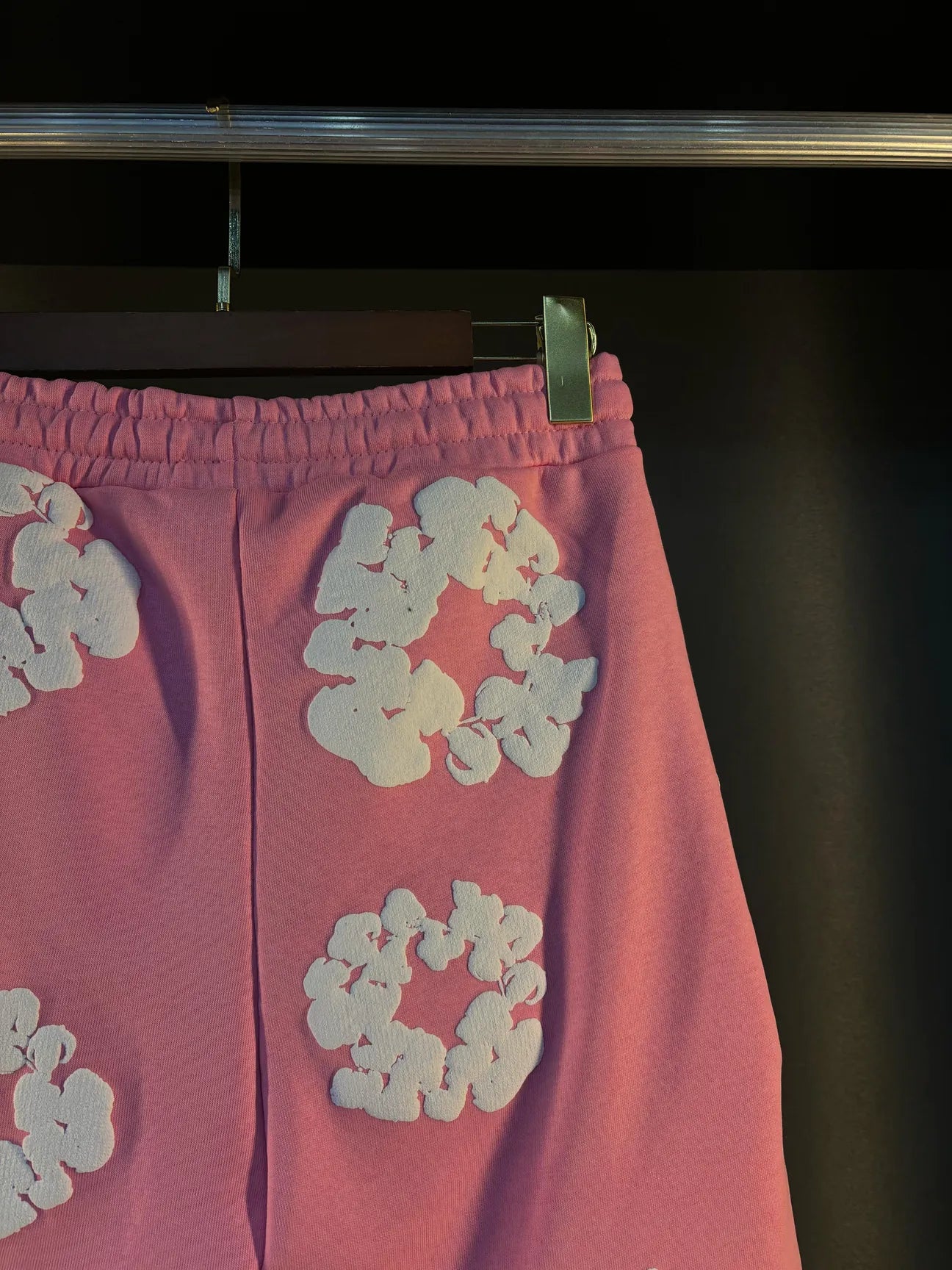 Denim short pink