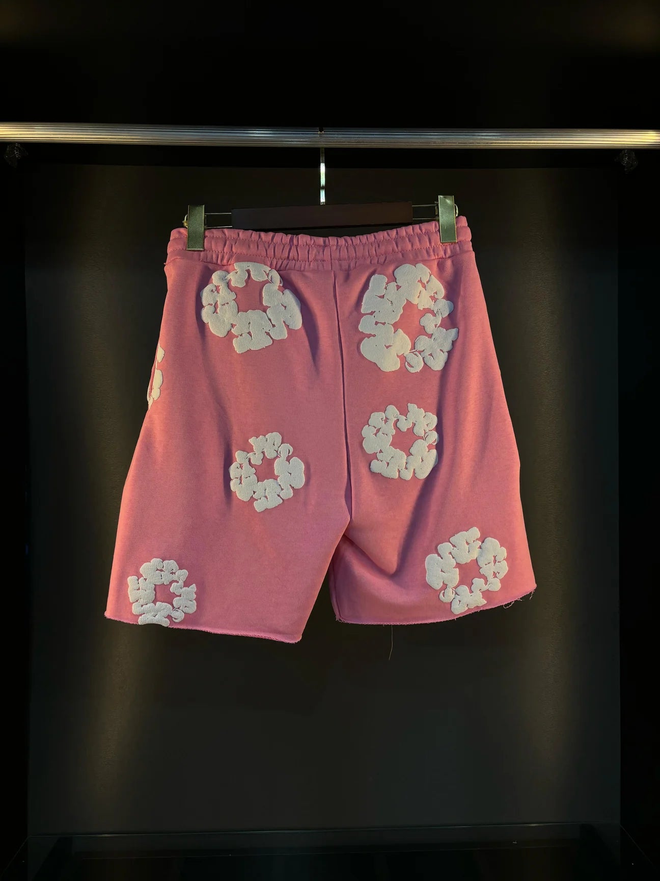 Denim short pink
