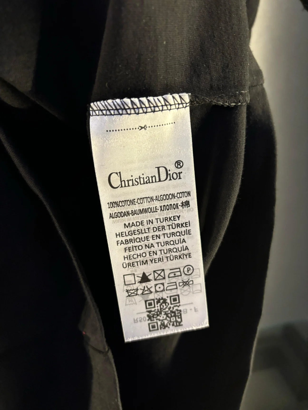 Dior black t shirt