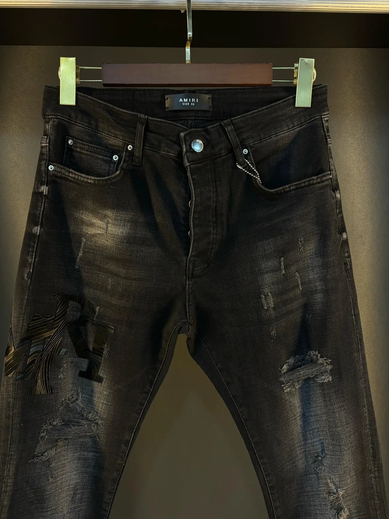 Amiri black pants