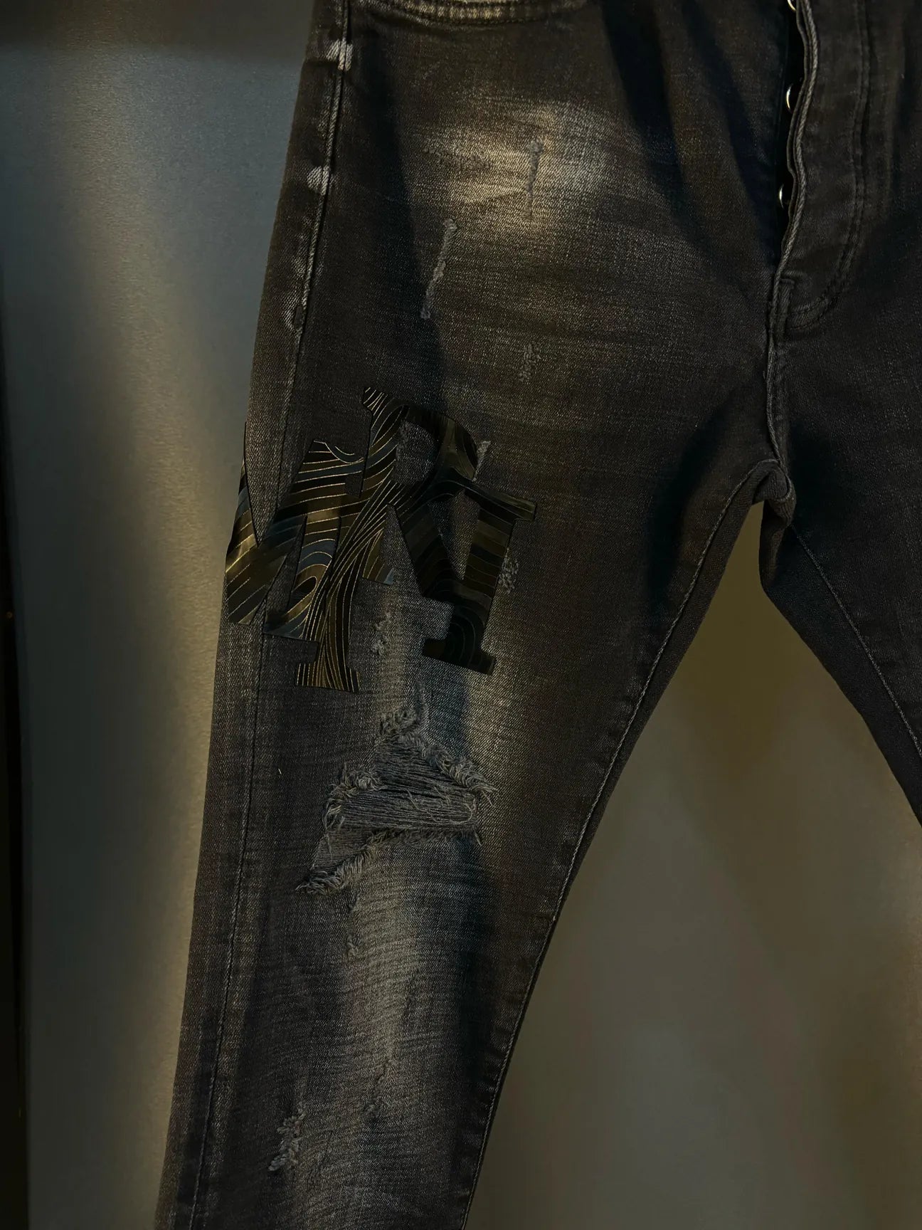 Amiri black pants