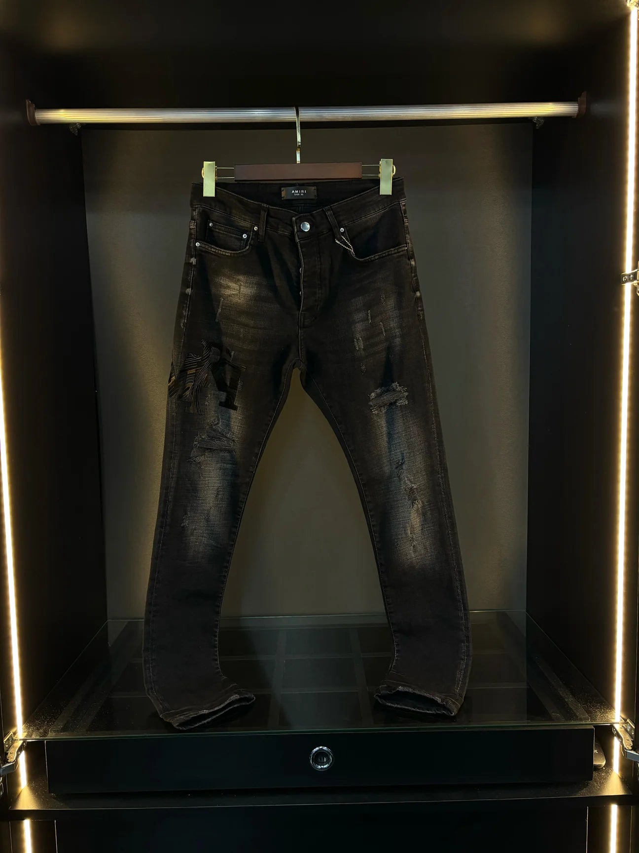 Amiri black pants