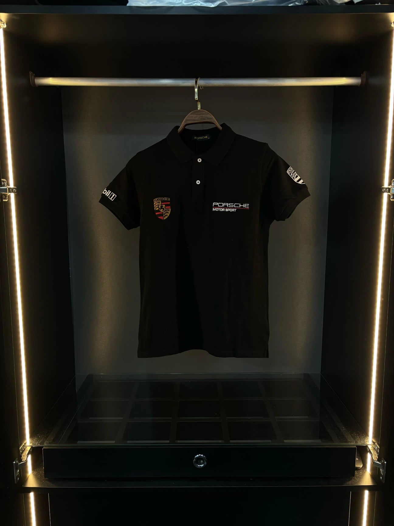 Porsche polo shirt black