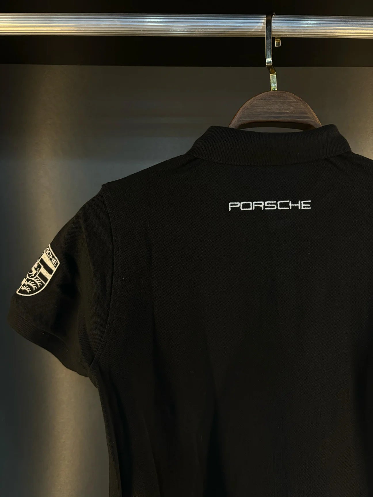 Porsche polo shirt black