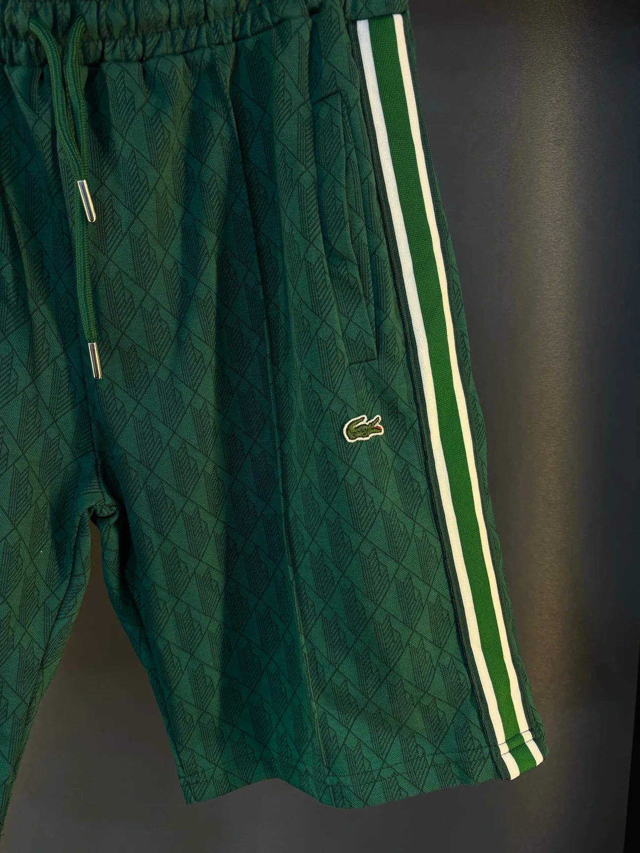 Lacoste green tracksuit