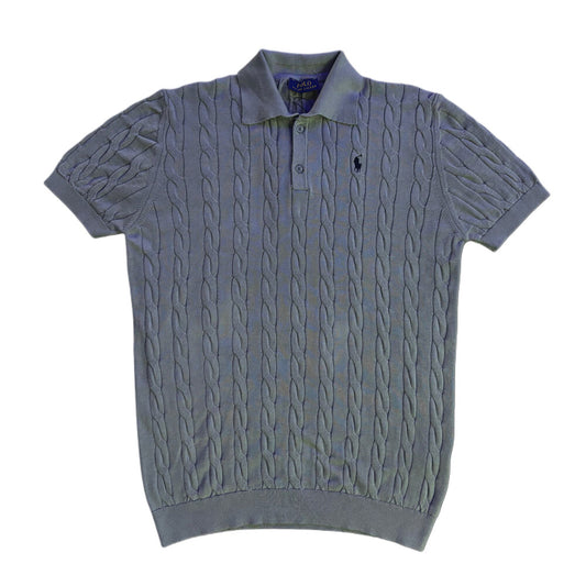 RL knitting polo tee